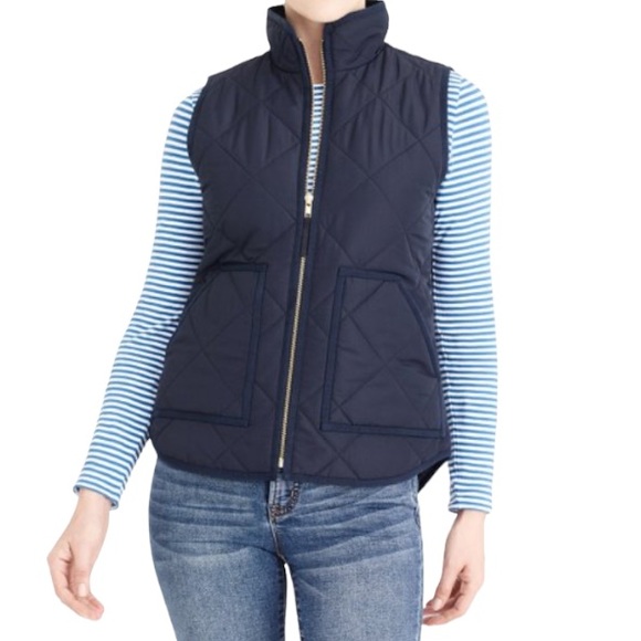 J. Crew Mercantile Vest, Navy Blue, Size: Small - Picture 3 of 6